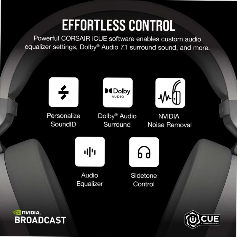 Cuffia gaming con microfono HS65 WIRELESS — Bianca (EU)