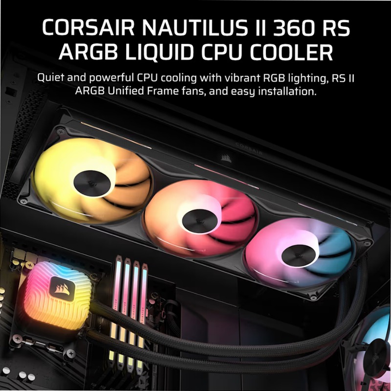Dissipatore a liquido per CPU NAUTILUS II 360 RS ARGB