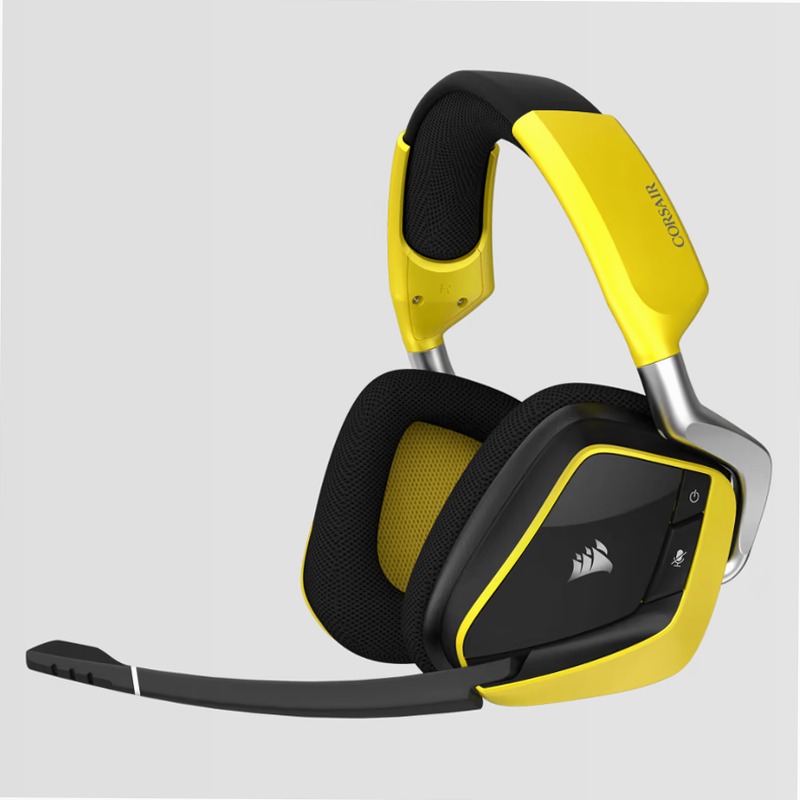 Cuffia Gaming Void PRO RGB Wireless SE Premium Giallo