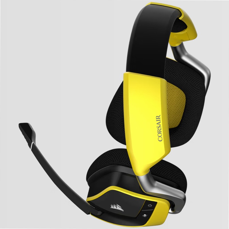 Cuffia Gaming Void PRO RGB Wireless SE Premium Giallo
