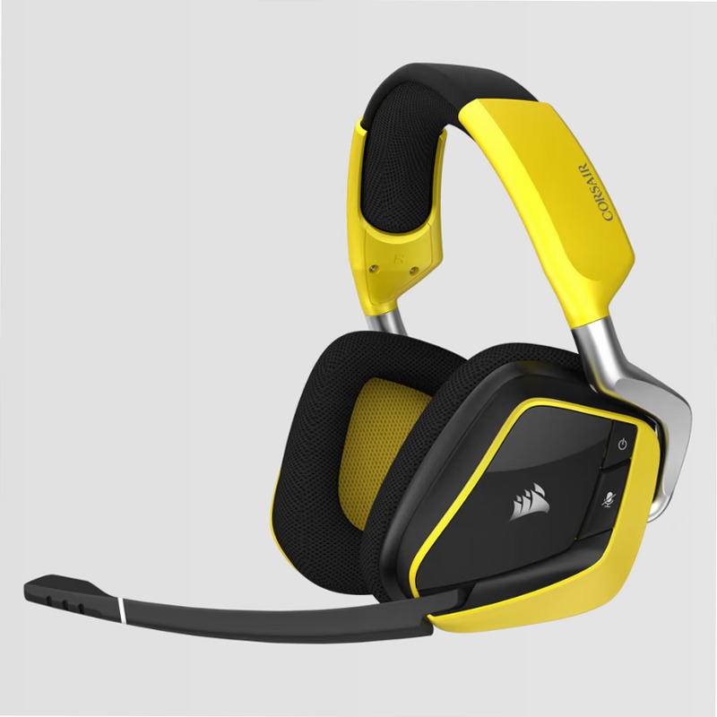Cuffia Gaming Void PRO RGB Wireless SE Premium Giallo