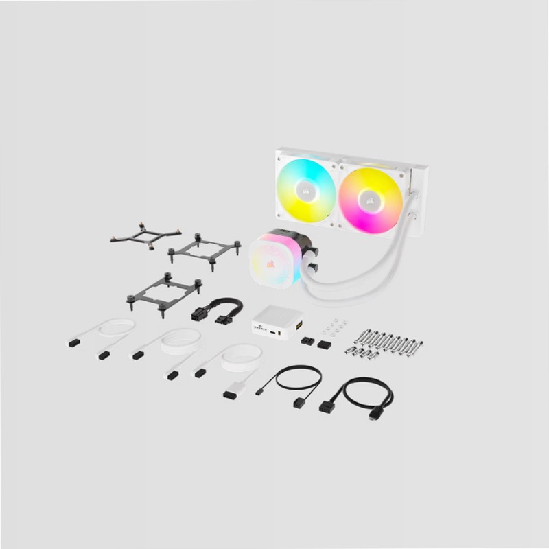 Dissipatore a Liquido CPU iCUE LINK TITAN 240 RX RGB AIO - Bianco 2