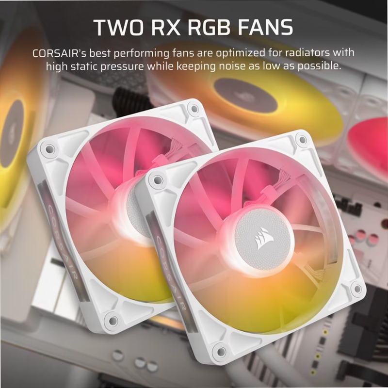 Dissipatore a Liquido CPU iCUE LINK TITAN 240 RX RGB AIO - Bianco 2