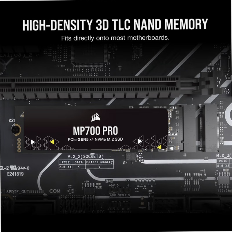 SSD M.2 NVMe 2.0 PCIe Gen5 x4 MP700 PRO da 1 TB