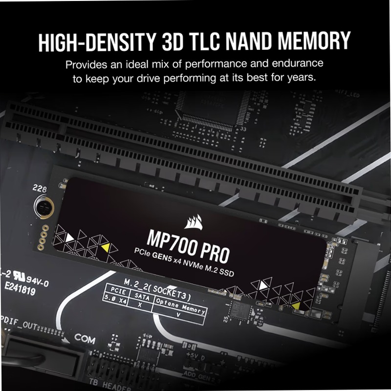 SSD M.2 NVMe 2.0 PCIe Gen5 x4 MP700 PRO da 1 TB