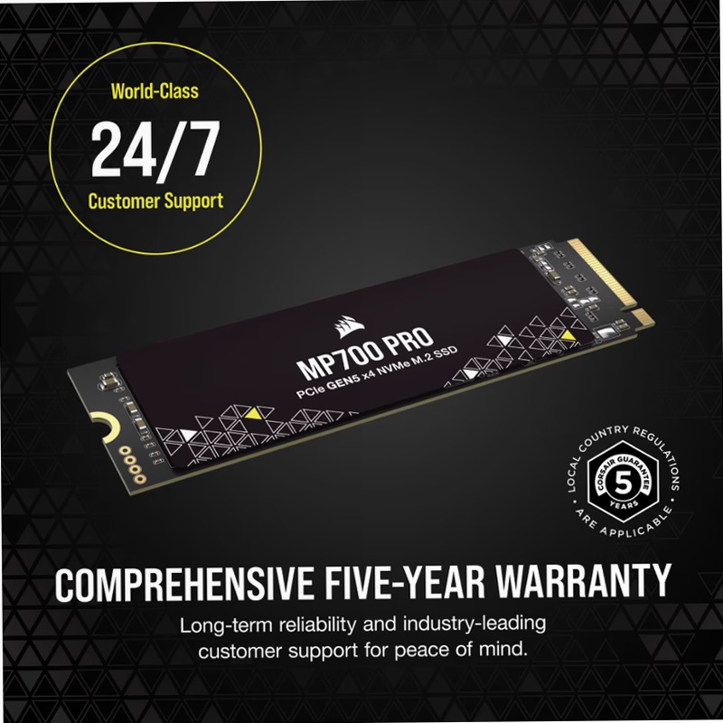 SSD M.2 NVMe 2.0 PCIe Gen5 x4 MP700 PRO da 1 TB