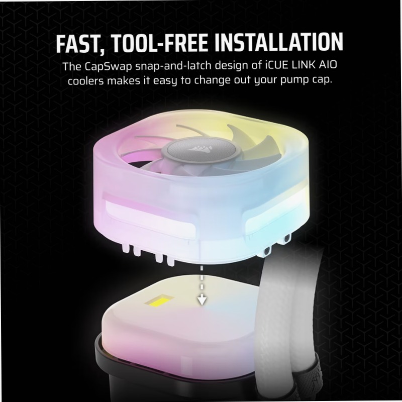 Modulo per cappuccio della pompa iCUE LINK AIO – Ventola VRM