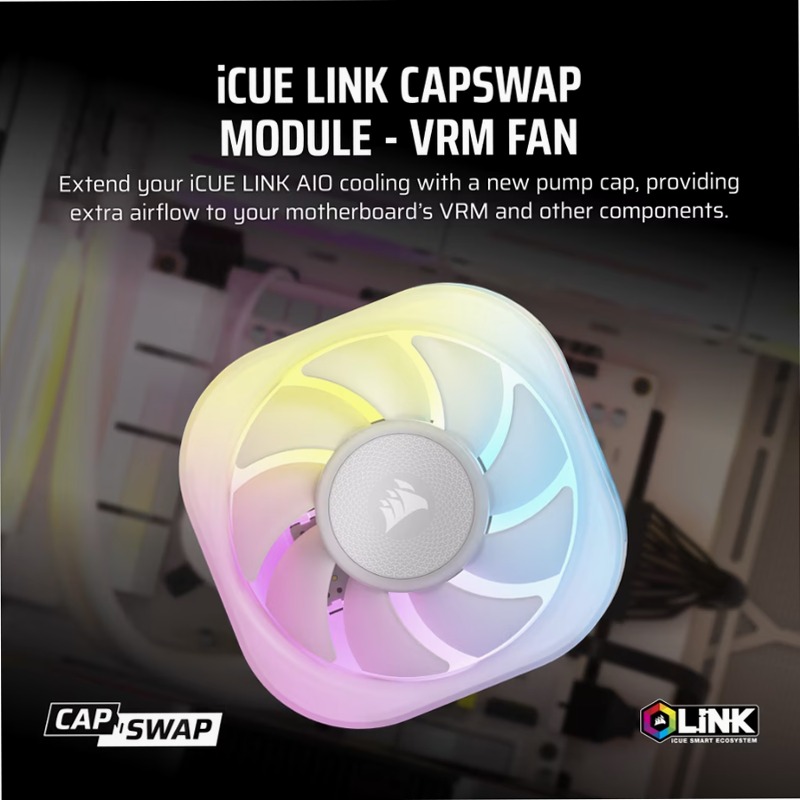 Modulo per cappuccio della pompa iCUE LINK AIO – Ventola VRM