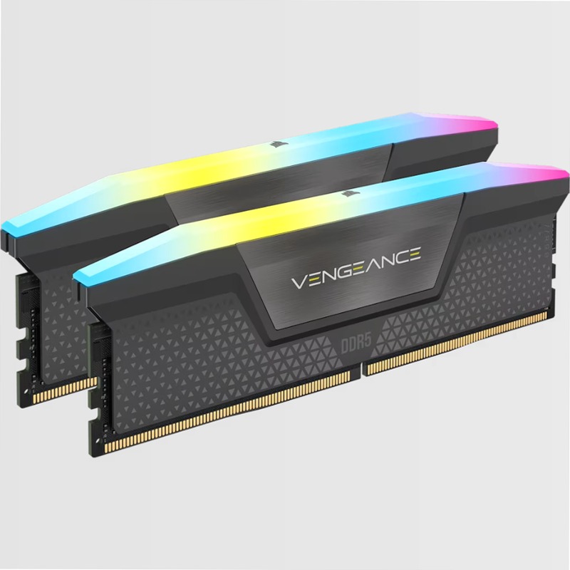 VENGEANCE® RGB 96GB (2x48GB) DDR5 DRAM Up To 6000MT/s CL36