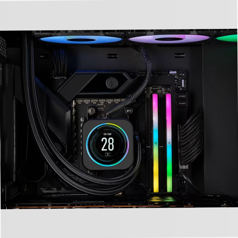 VENGEANCE® RGB 96GB (2x48GB) DDR5 DRAM Up To 6000MT/s CL36