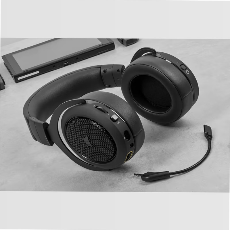 Cuffia Gaming HS70 con Microfono Nero