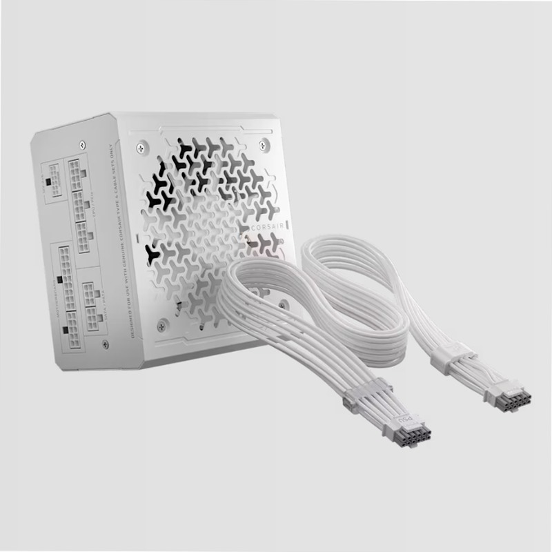 RM850e ATX 3.1 Low-Noise ATX Power Supply with ThermalProtect 12V-2x6 Cable - White (EU)