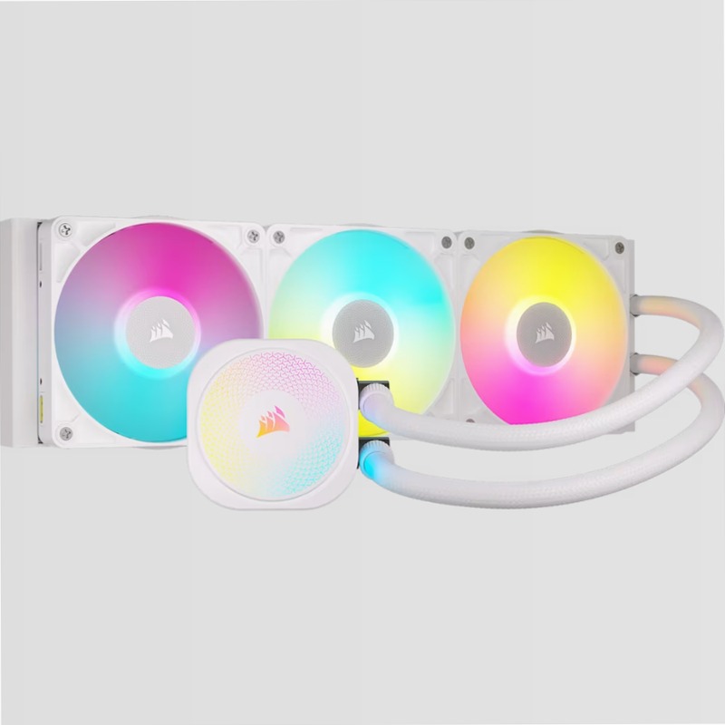 Dissipatore a liquido per CPU iCUE LINK TITAN 360 RX RGB AIO - Bianco