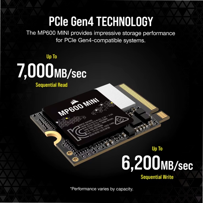 MP600 MINI 1TB (Gen4) PCIe x4 NVMe M.2 2230 SSD