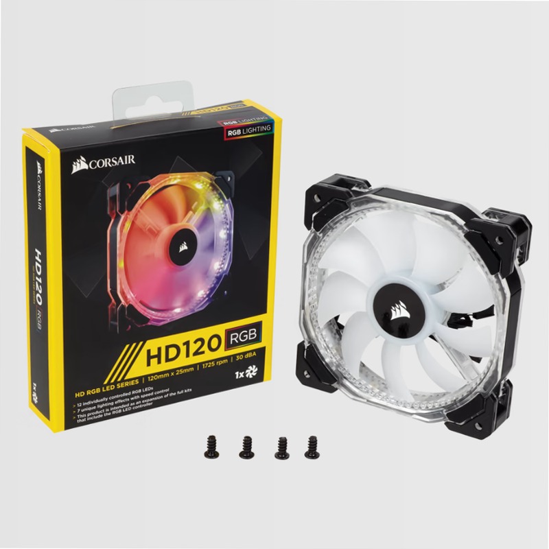 Ventola LED RGB HD120 da 120 mm 120mm