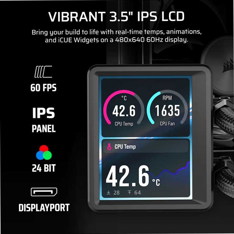 Dissipatore a liquido per CPU NAUTILUS II 240 RS LCD