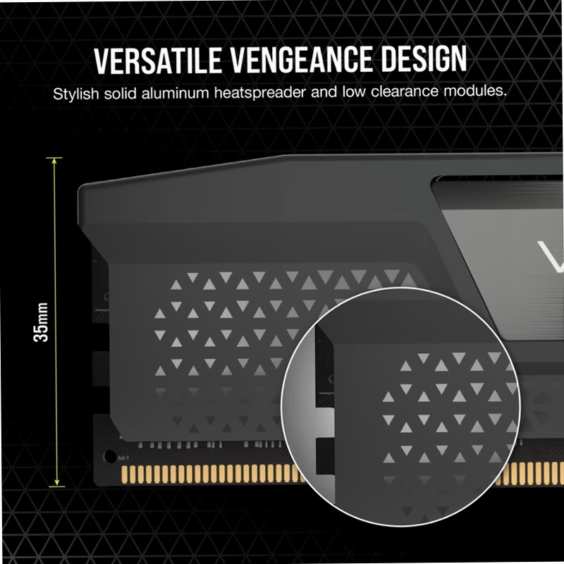 Kit di memoria DRAM DDR5 VENGEANCE 32 GB (2x16 GB) 6000 MT/s CL30 AMD EXPO e Intel XMP