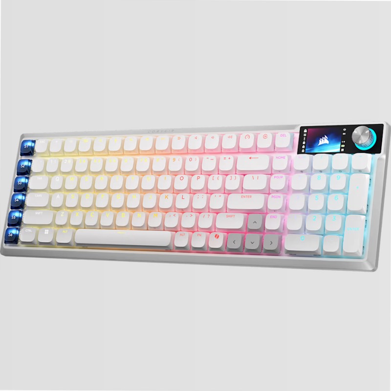 Tastiera Gaming VANGUARD AIR 99 Wireless - Bianco Alluminio Wireless 2.4 GHz