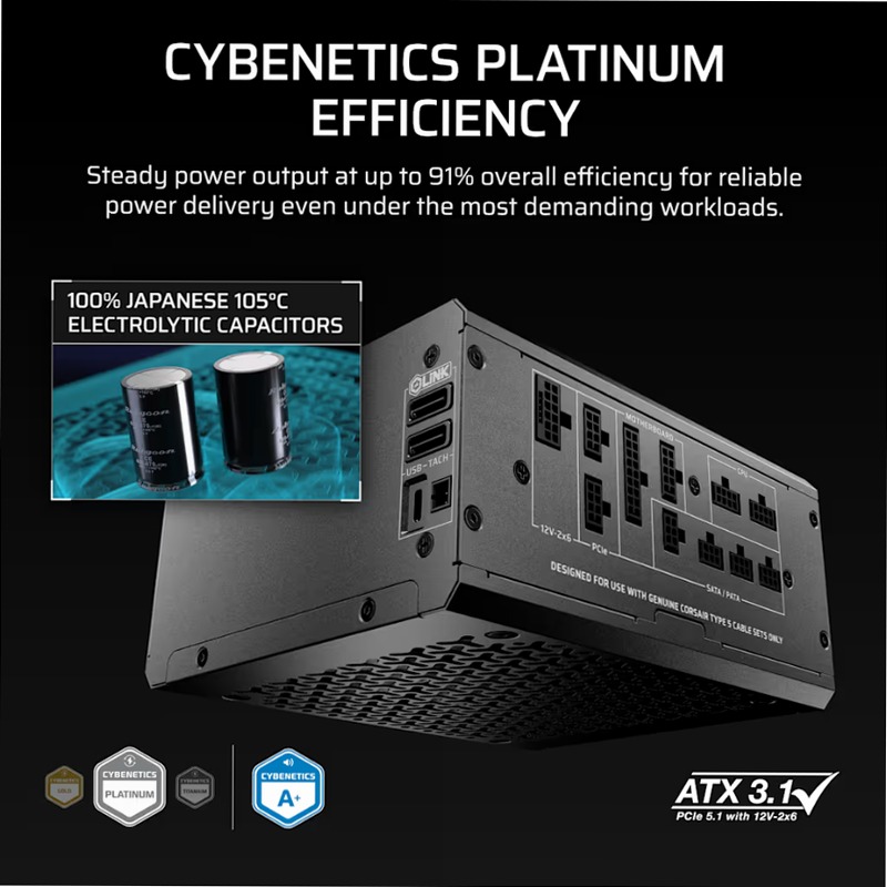 Alimentatore ATX Platinum HX1000i SHIFT