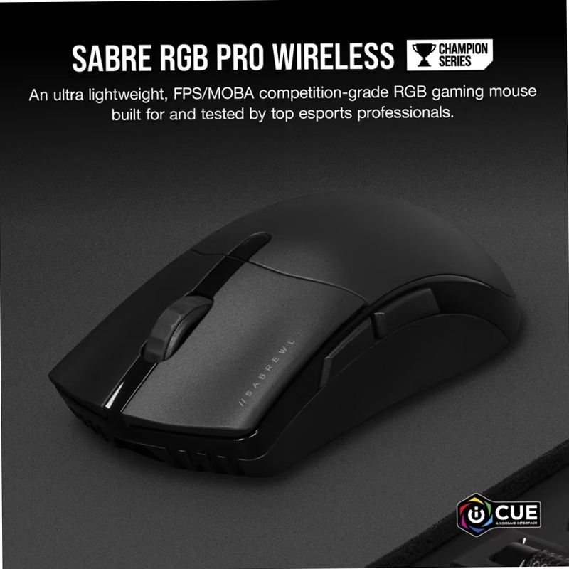 Mouse gaming SABRE RGB PRO WIRELESS