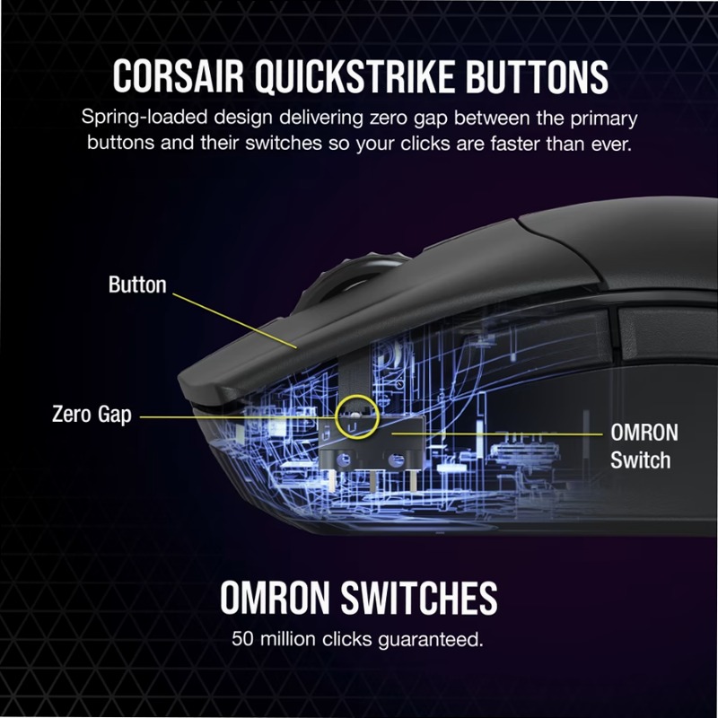Mouse gaming SABRE RGB PRO WIRELESS