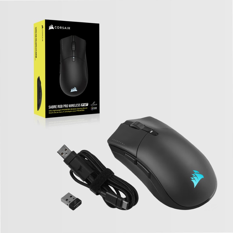 Mouse gaming SABRE RGB PRO WIRELESS