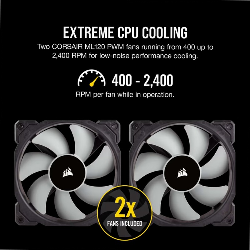 Sistema di raffreddamento a liquido iCUE H100i RGB PRO XT 240mm 2