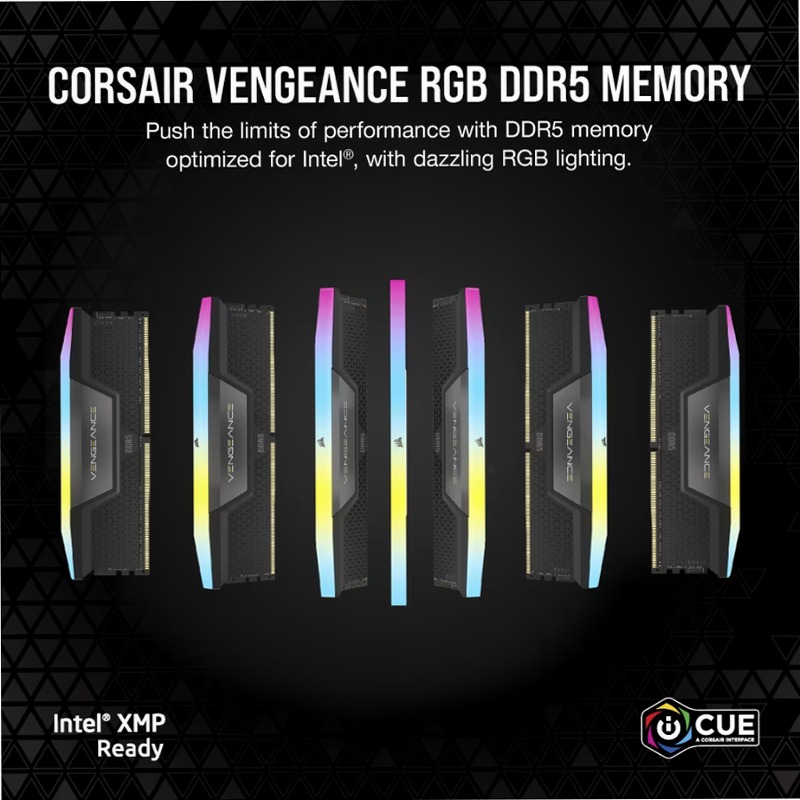 VENGEANCE® RGB 96GB (2x48GB) DDR5 DRAM 7000MT/s