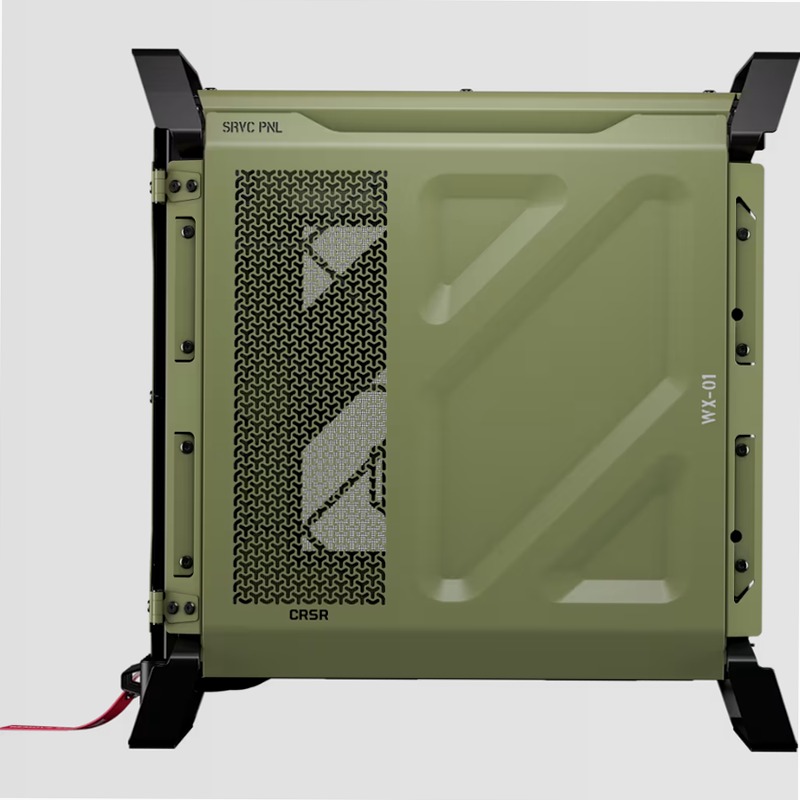 Case per PC Mid-Tower WARTHOG Airflow - Verde oliva