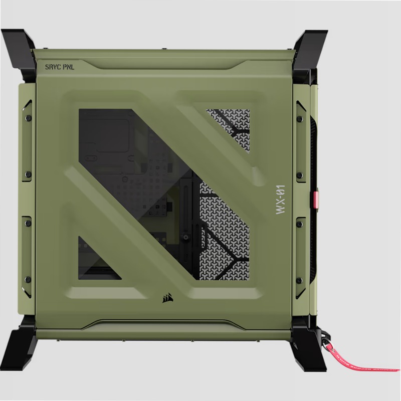 Case per PC Mid-Tower WARTHOG Airflow - Verde oliva