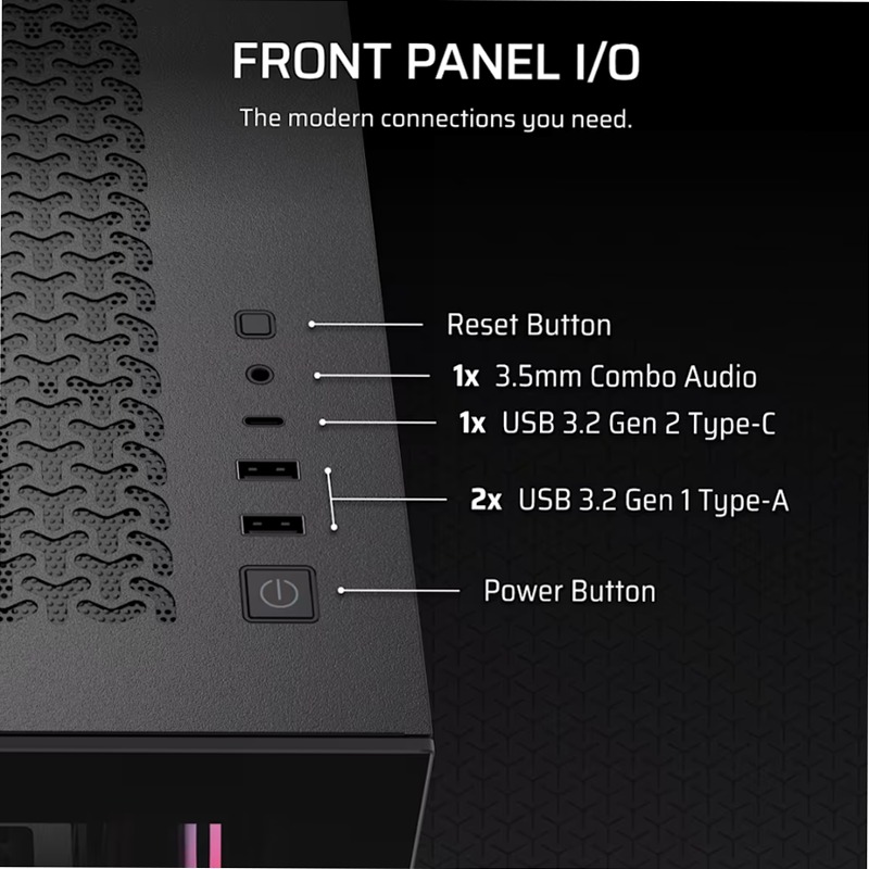 Case PC Mid-Tower 3500X RS-R ARGB