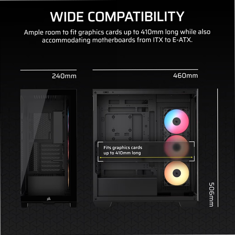 Case PC Mid-Tower 3500X RS-R ARGB