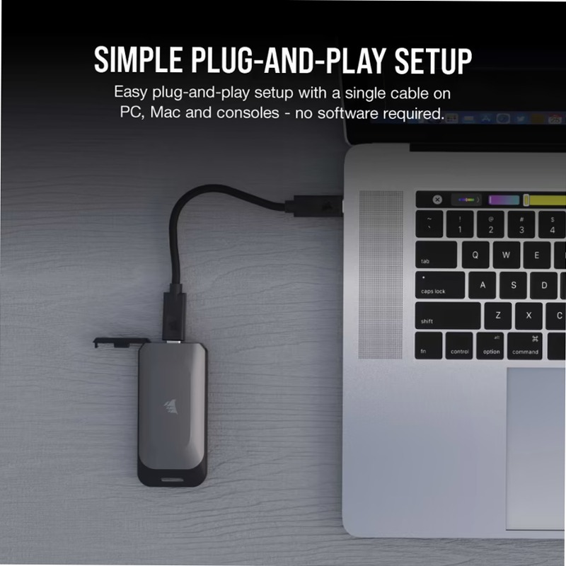 Unità SSD USB Type-C CORSAIR EX100U USB 3.2