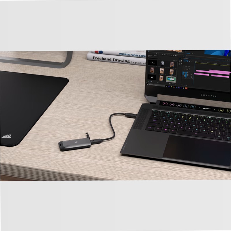 Unità SSD USB Type-C CORSAIR EX100U USB 3.2