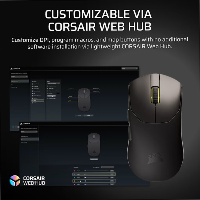 Mouse gaming SABRE v2 PRO ULTRALIGHT WIRELESS