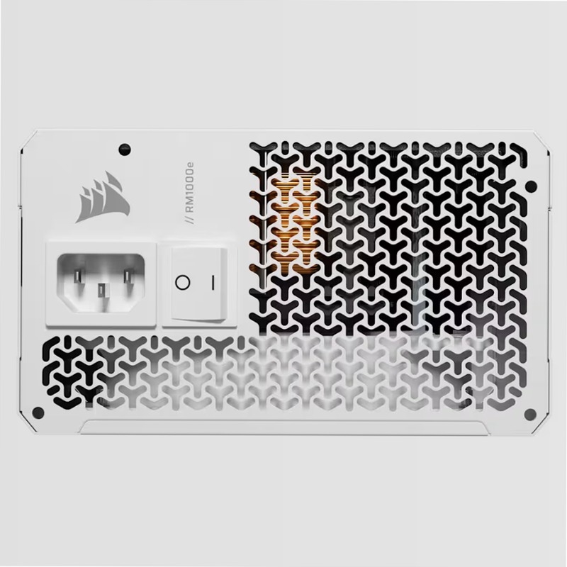 RM1000e ATX 3.1 Low-Noise ATX Power Supply with ThermalProtect 12V-2x6 Cable - White (EU)