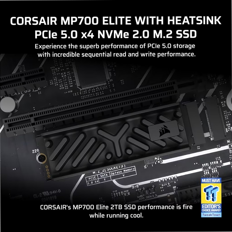 Unità SDD MP700 ELITE PCIe 5.0 x4 NVMe M.2