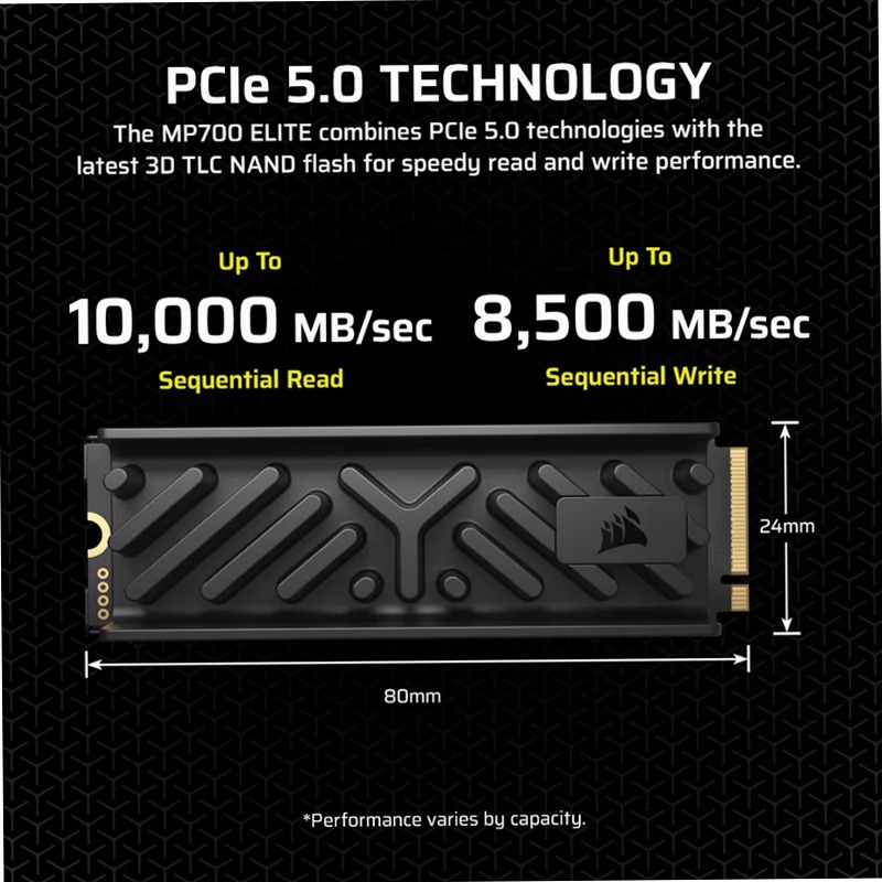 Unità SDD MP700 ELITE PCIe 5.0 x4 NVMe M.2