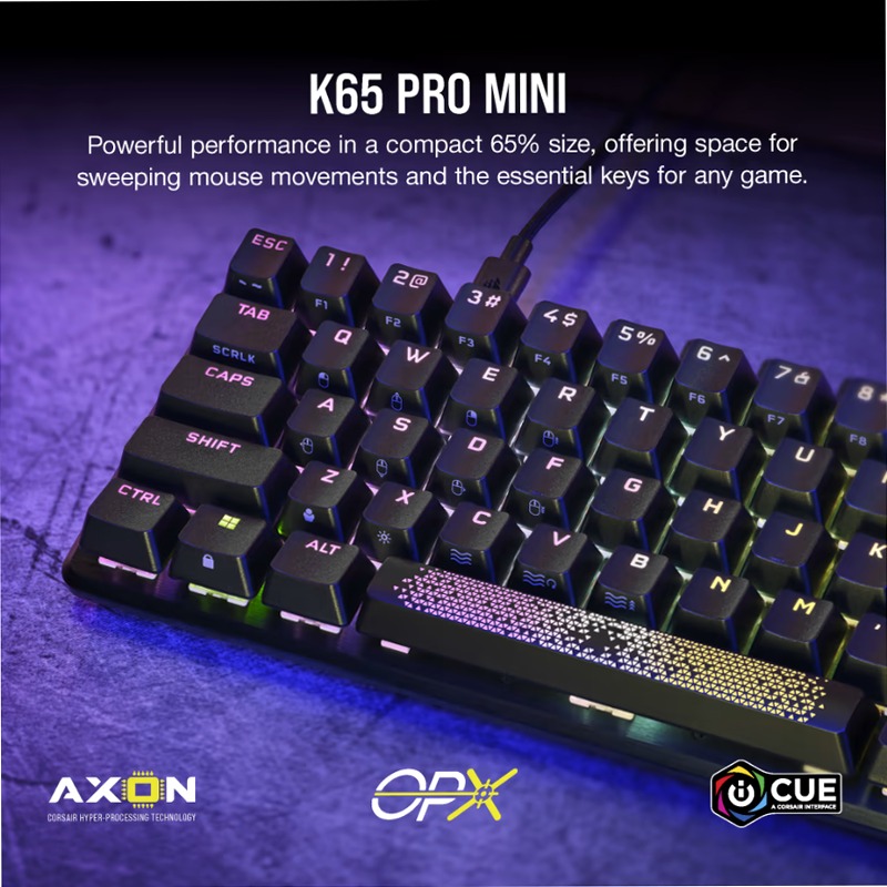 Tastiera Gaming K65 PRO MINI RGB
