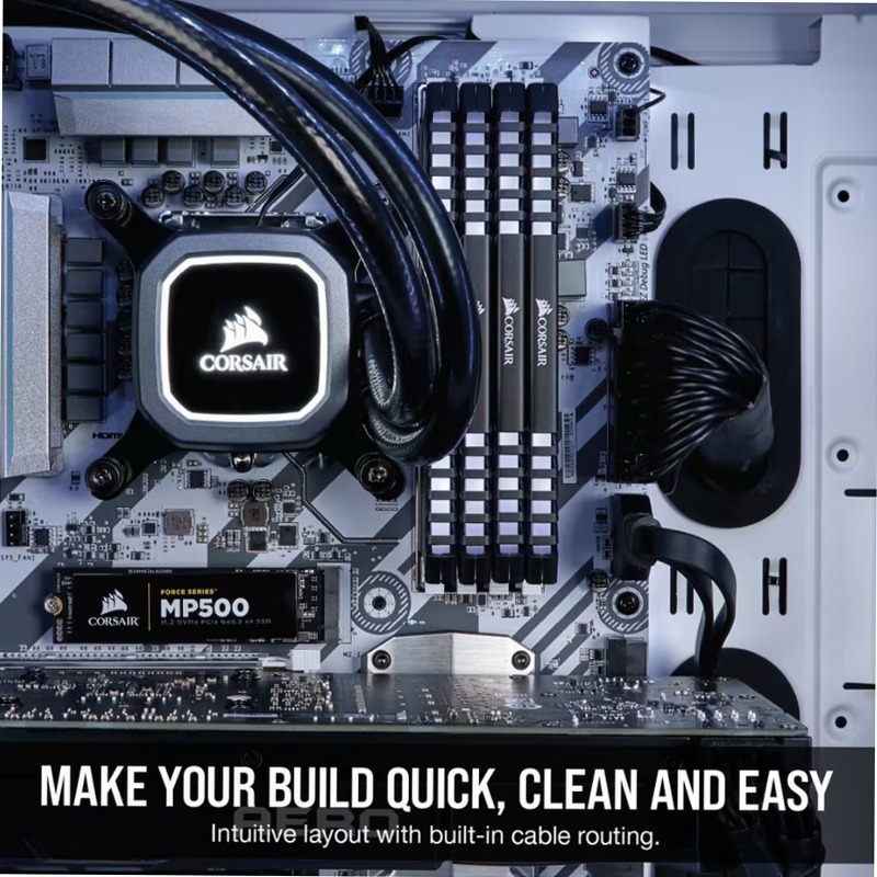 Case gaming Carbide Series 275R Mid-Tower — bianco