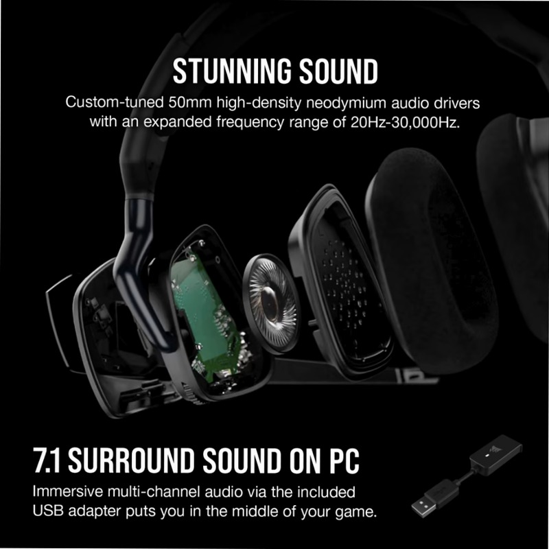 Cuffia Gaming Premium VOID ELITE SURROUND Nero