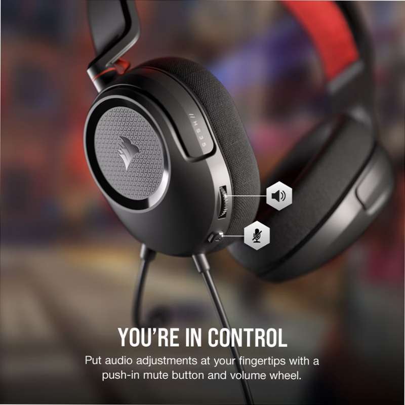 Cuffia Gaming HS35 v2 - Carbonio
