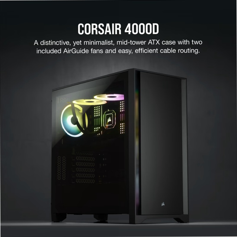 Case ATX Mid-Tower 4000D - Corseair