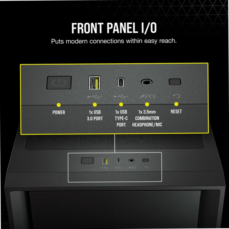 Case ATX Mid-Tower 4000D - Corseair