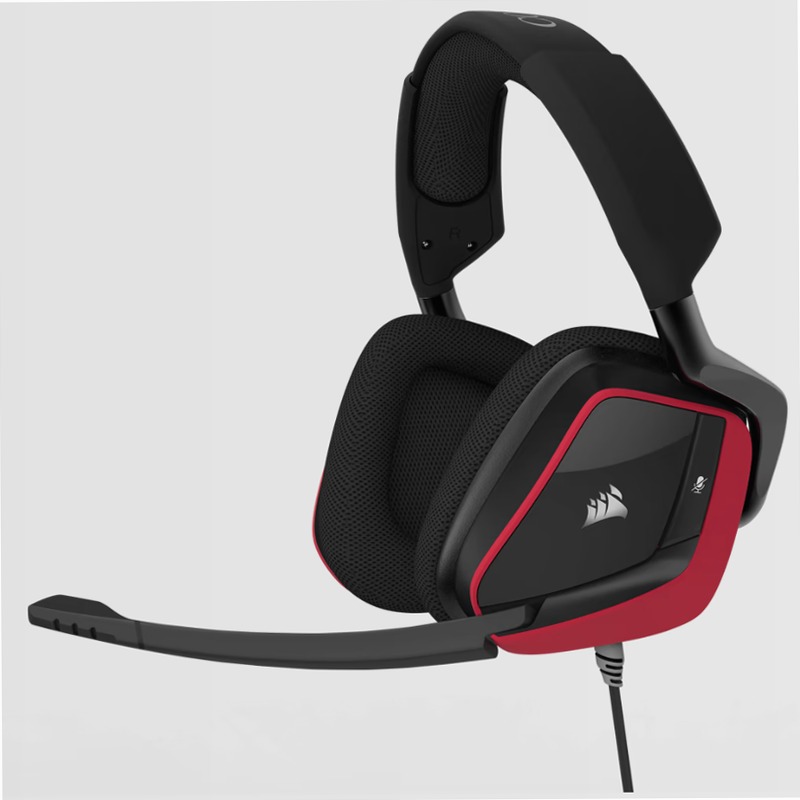 Cuffia Gaming Premium VOID PRO Surround - Rossa Rosso