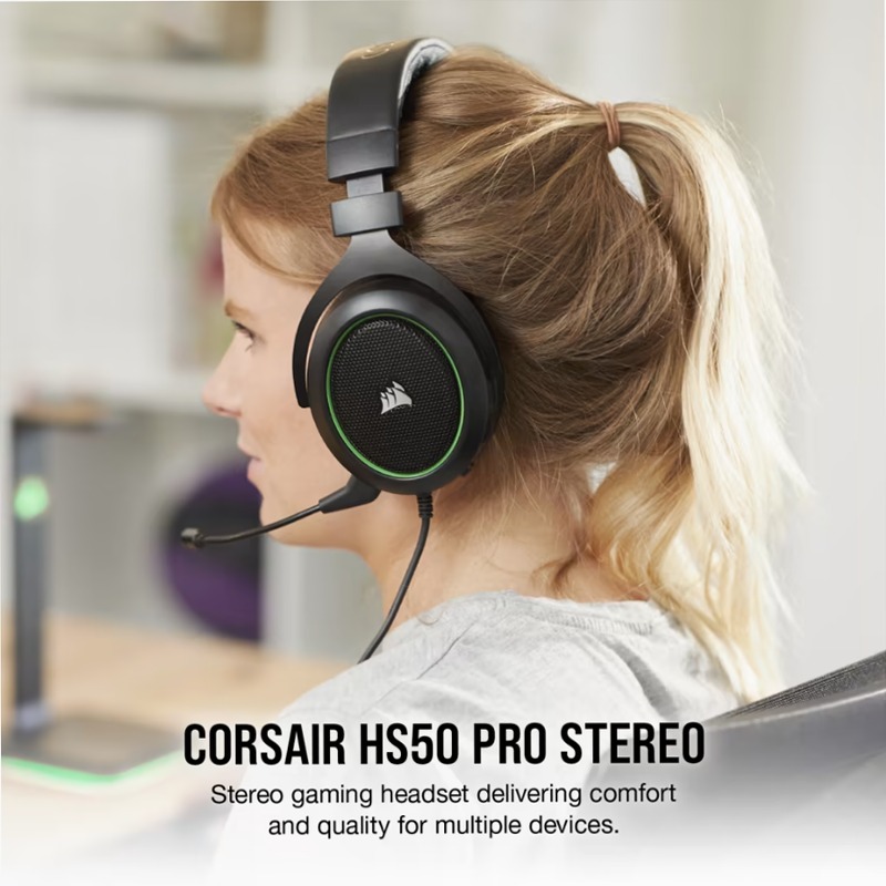 Cuffia Gaming HS50 PRO STEREO - Verde