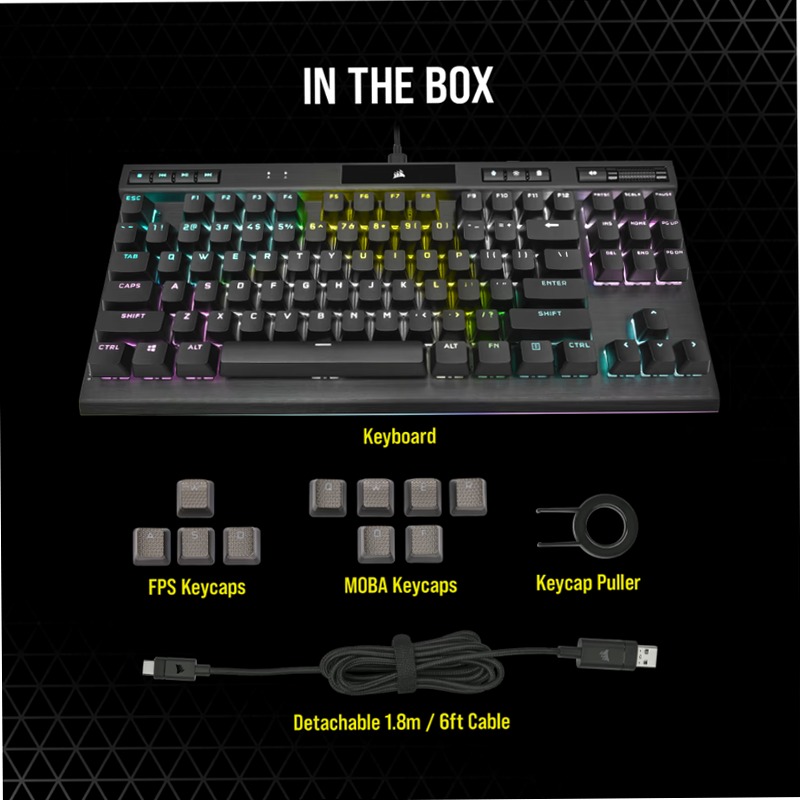 Tastiera Gaming K70 RGB TKL CHAMPION SERIES