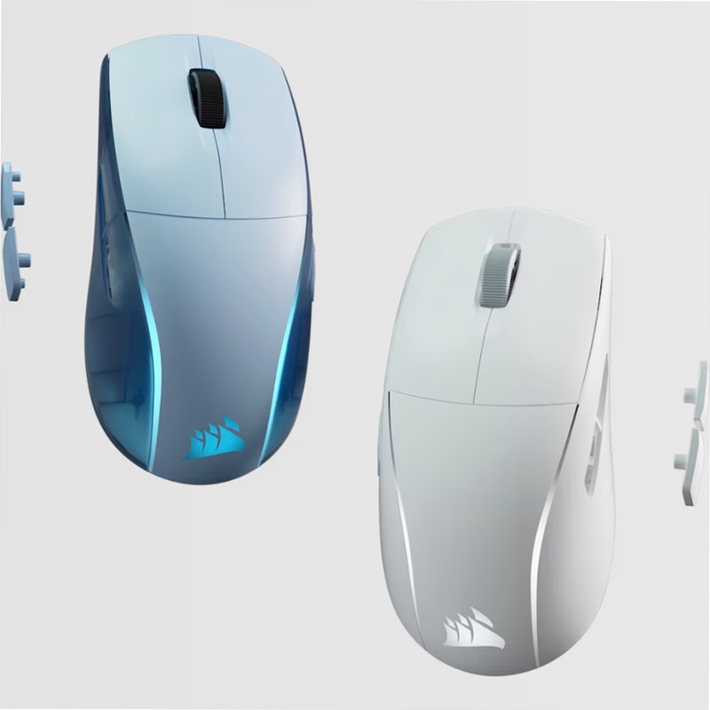 Mouse da gioco Apple RGB leggero M75 WIRELESS – Bianco ghiaccio