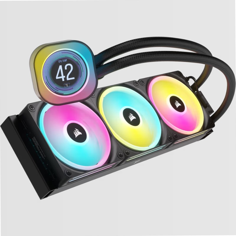 Dissipatore a Liquido iCUE H150i LCD - Raffreddamento Potente e Personalizzabile