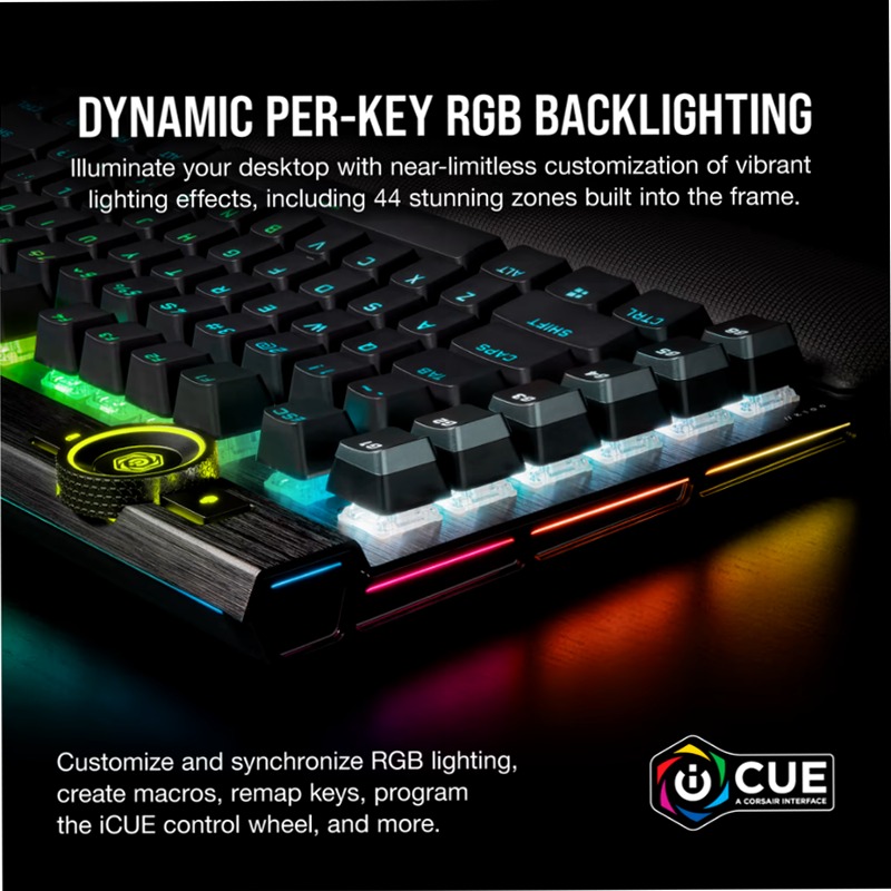Tastiera Gaming K100 RGB - Switch OPX CORSAIR